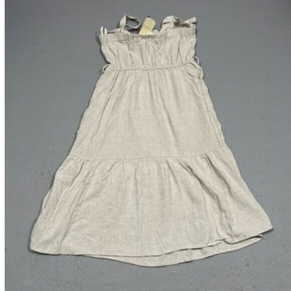 NWT Monteau Los Angeles Dress Linen Color Size M - Picture 3 of 3